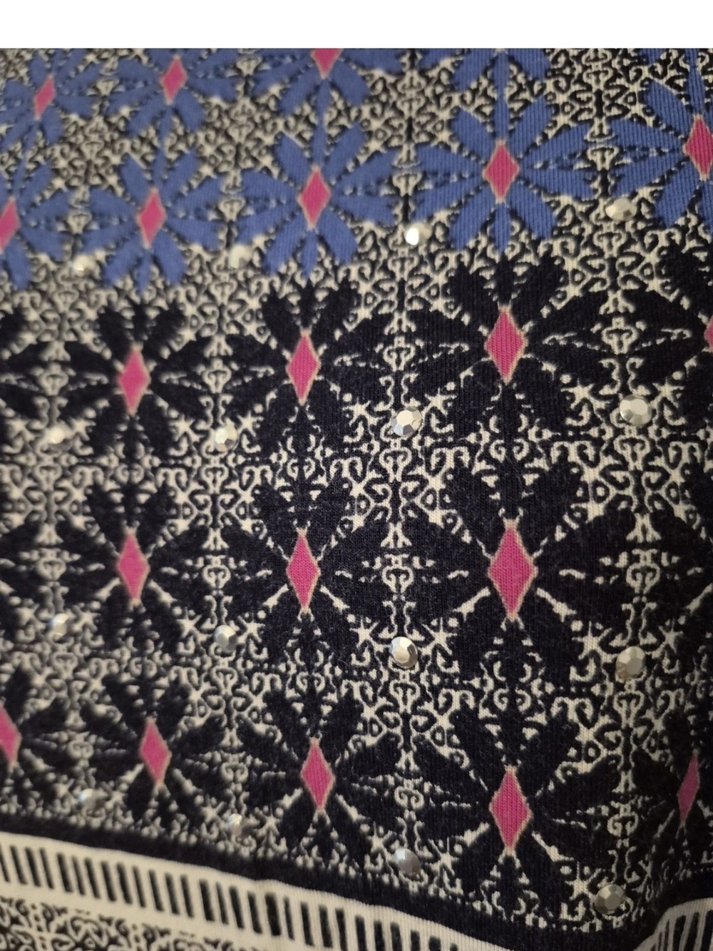 Ruby Rd. Multicolor Patterned Tunic Top - Picture 2 of 10
